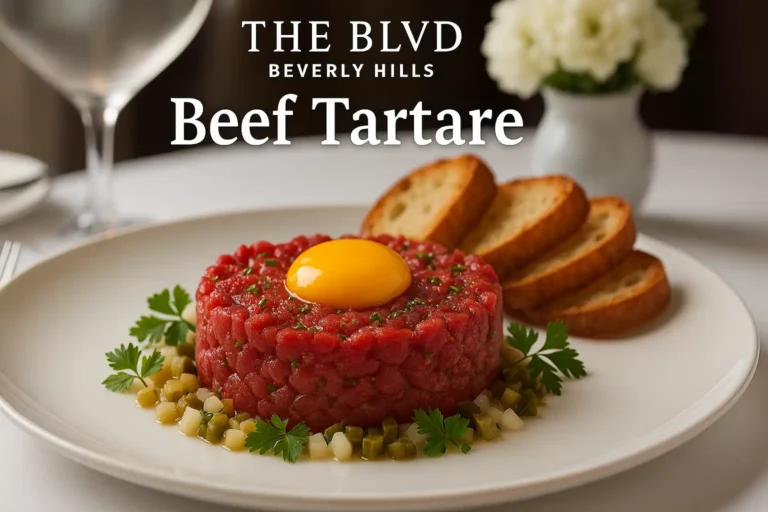 the blvd beverlyhills beef tartare