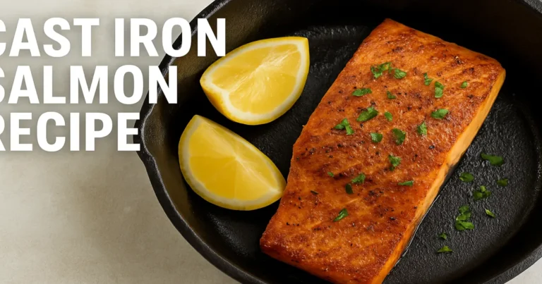 cast iron salmon recipe