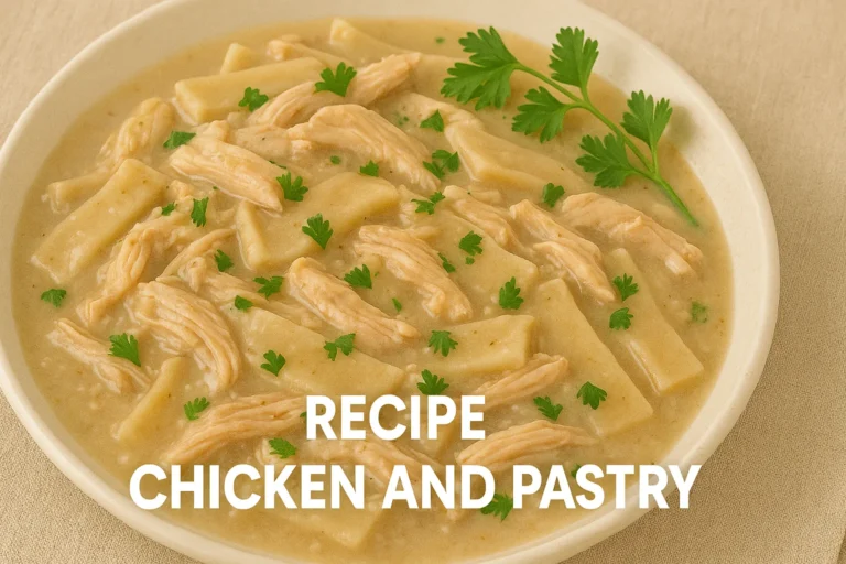 chicken and pastry recipe