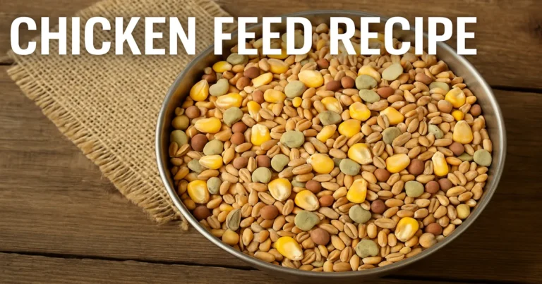 chicken feed recipe