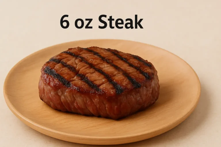 6 ounce steak