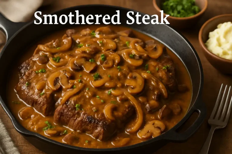 smothered steak