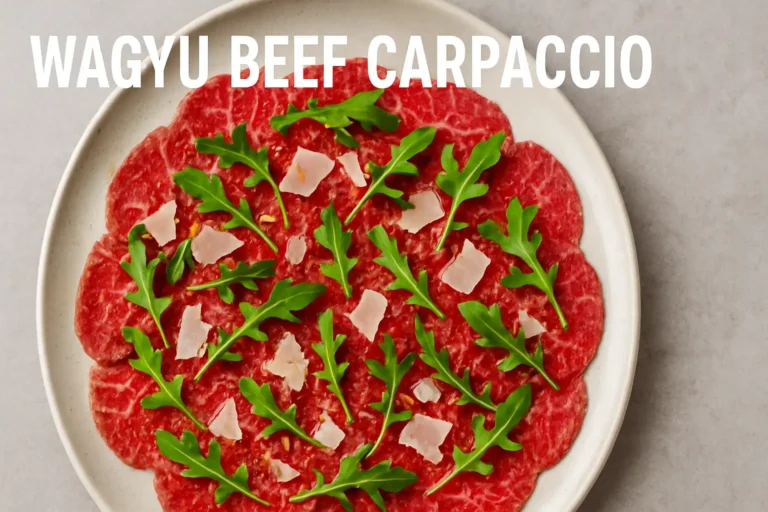 wagyu beef carpaccio