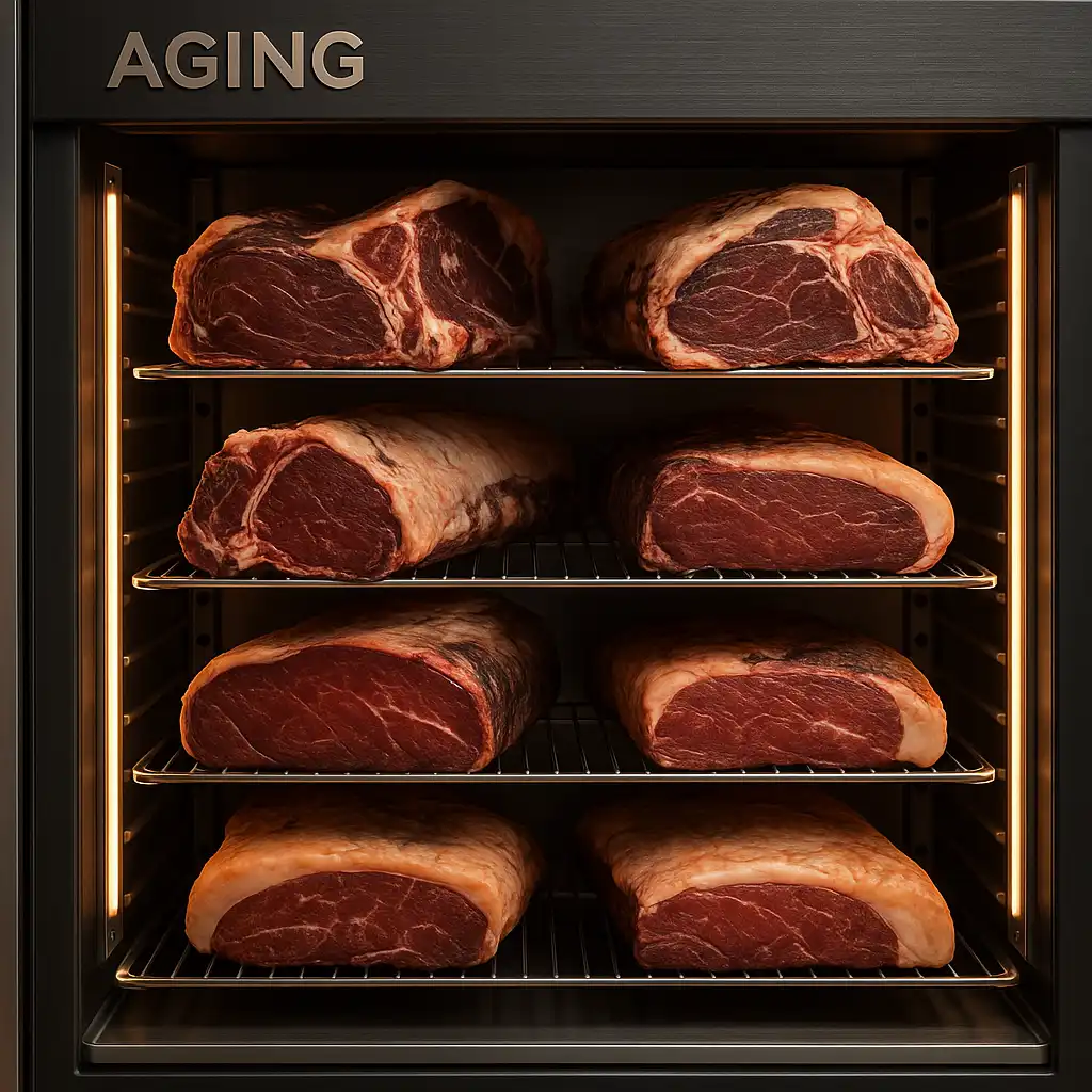 beef aging fridge