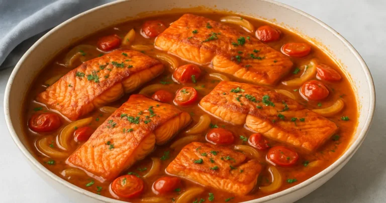 braised salmon recipe