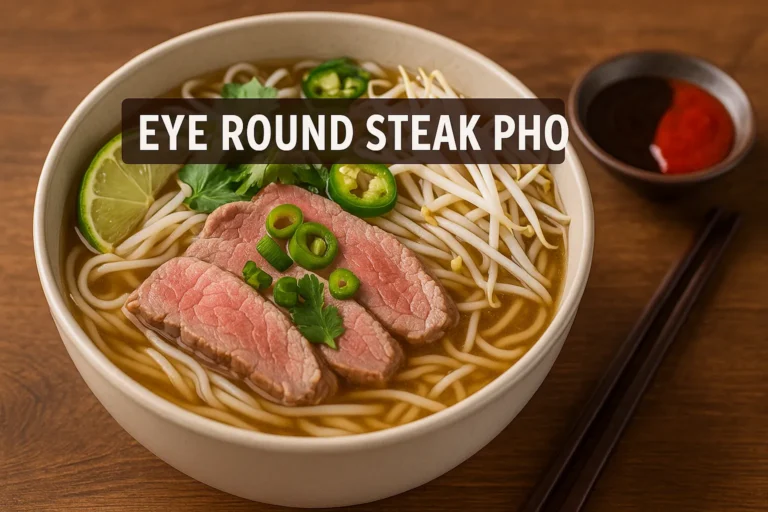 eye round steak pho
