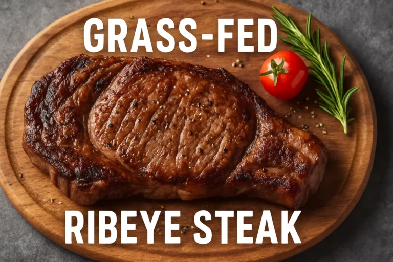 grass fed ribeye steak