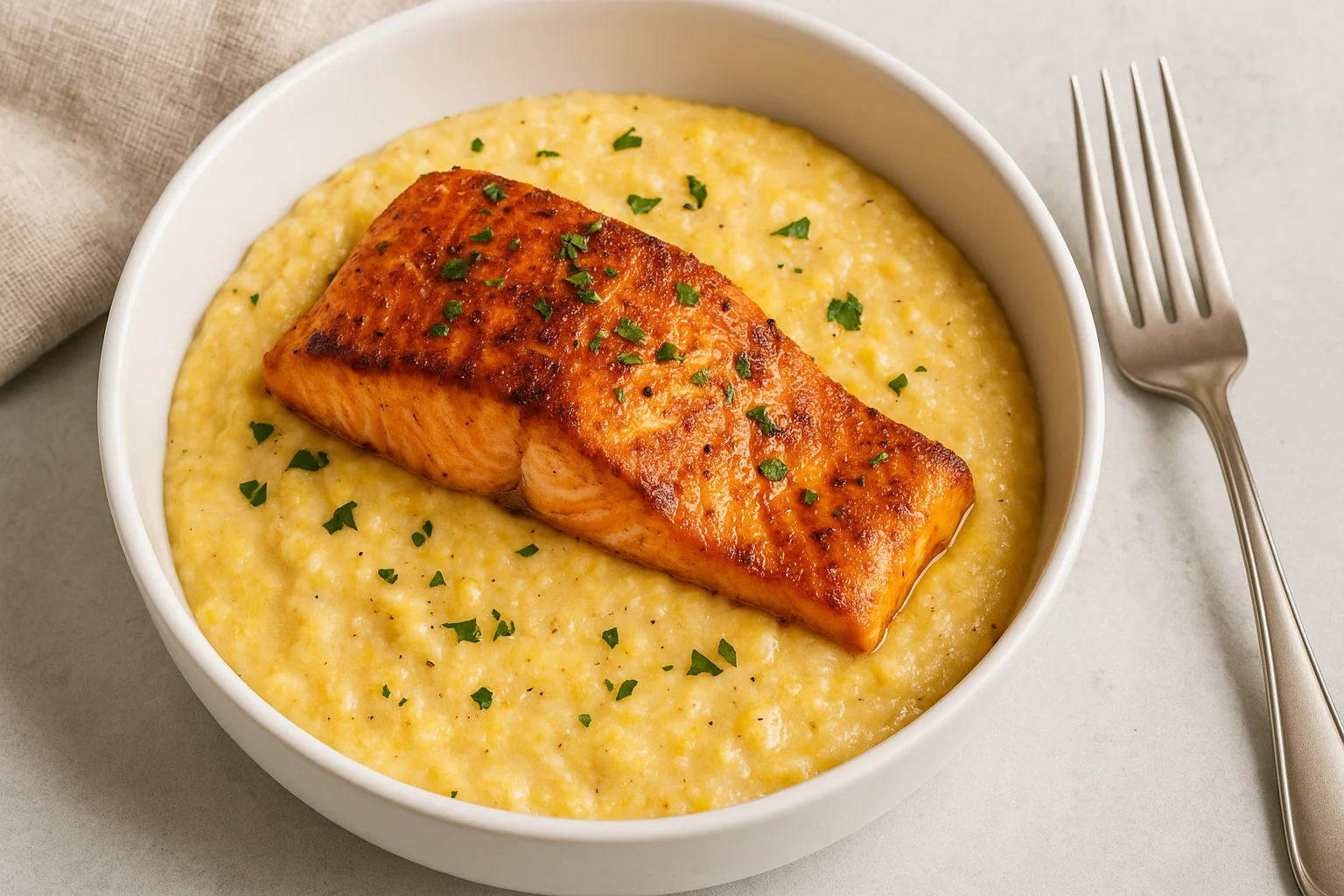 salmon and grits recipe